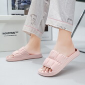 Ženske papuče Jednobojne modne kućne kupaonice Neklizajuće Sandale koje se brzo suše Cipele za plažu Meke cipele za slobodno vrijeme