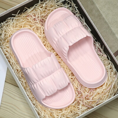 Ženske papuče Jednobojne modne kućne kupaonice Neklizajuće Sandale koje se brzo suše Cipele za plažu Meke cipele za slobodno vrijeme