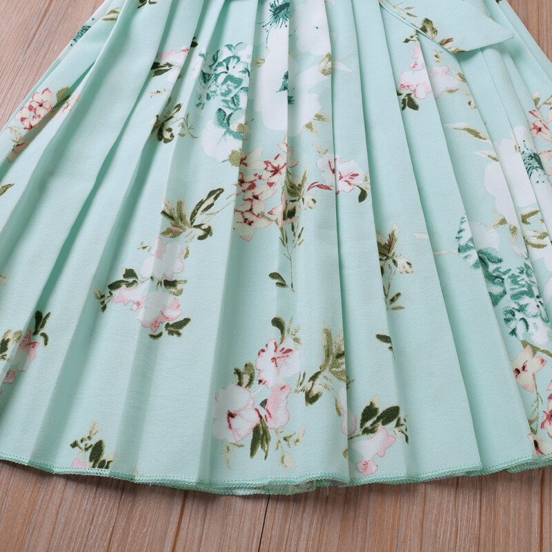 Huumorikaru 2023 tüdrukute kleit suvine lendav varrukatega trükitud varrukateta printsesskleit armas lasteriided lasteriided