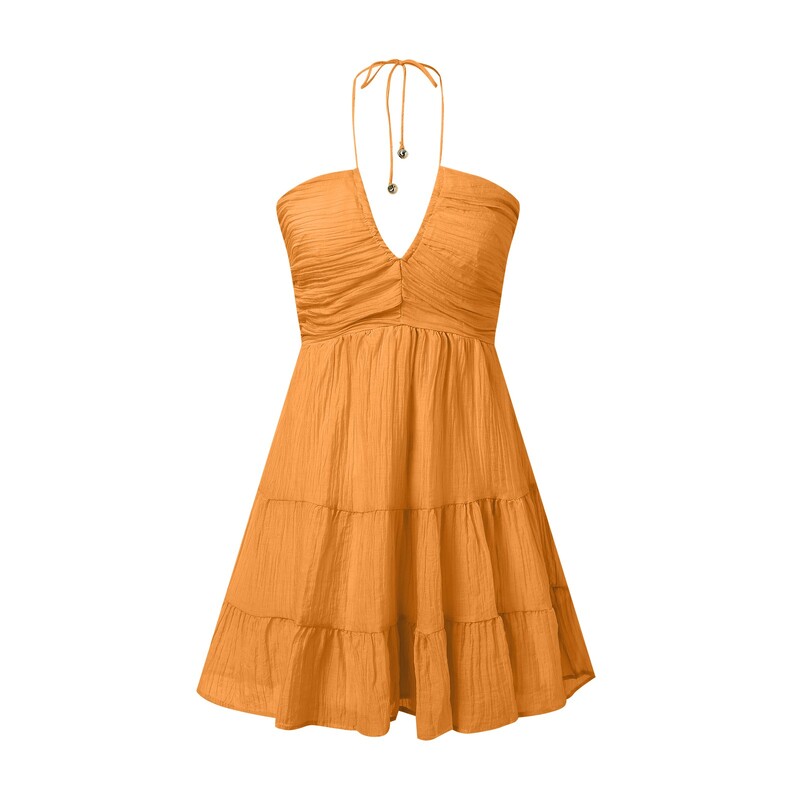 Naiste rannakleidid 2024 Lillelised V kaelalipsuga kleidid Spagetid suvine Boho päikesekleit vabaaja massiivne kleit naistele Vestido