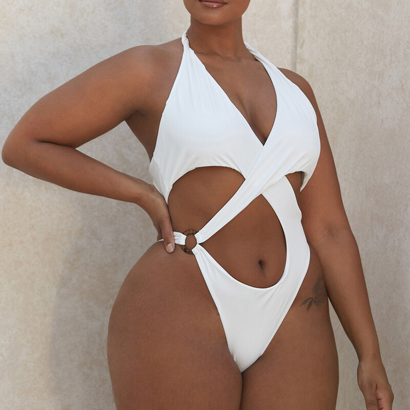 Ujumisriided Naiste ujumistrikoo Seksikas ühes tükis mikrobikiinikomplekt Ujumisriided rannakostüümid 2024. aasta suve Brasiilia rannarõivad