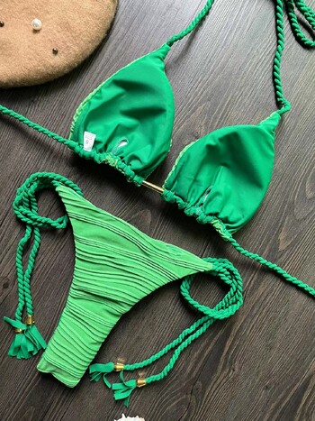 RUOTONGSEPT Σέξι μπικίνι σετ 2024 Γυναικεία μαγιό Push Up Thong Brazilian μαγιό Beach Wear Biquinis Bather Γυναικεία