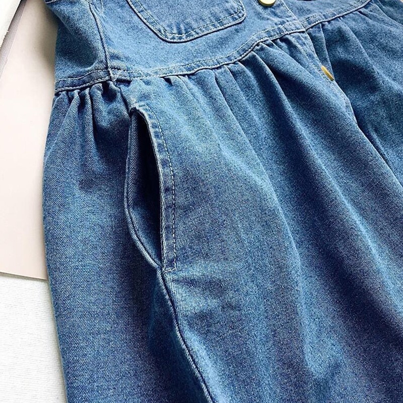 Bear Leader Traper haljine bez rukava za djevojčice Ljetna moda Nova jednobojna ležerna haljina Dječja odjeća 2-6 godina