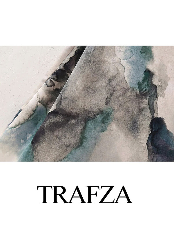 TRAFZA uus suvine naiste moekas lipsuga värvitud siidist satiinkleit, šikk ümmarguse kaelusega, paaritu ümbrislõhikuga, naiste lukuga Midiseelik