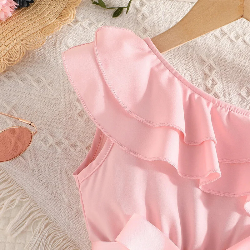 Suknelė vaikams nuo 2 iki 7 metų Gimtadieniui, raižyta, siuvinėta, be rankovių Gėlėtos princesės suknelės, skirtos mergaitei