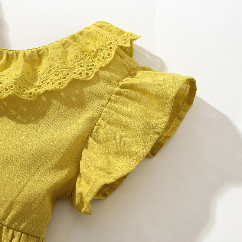 Little Manen Vasaros mergaičių suknelės Animal Giraffe Baby Girls Suknelė vakarėliui vaikams Elegantiška puošni suknelė mergaitėms Paplūdimio suknelės