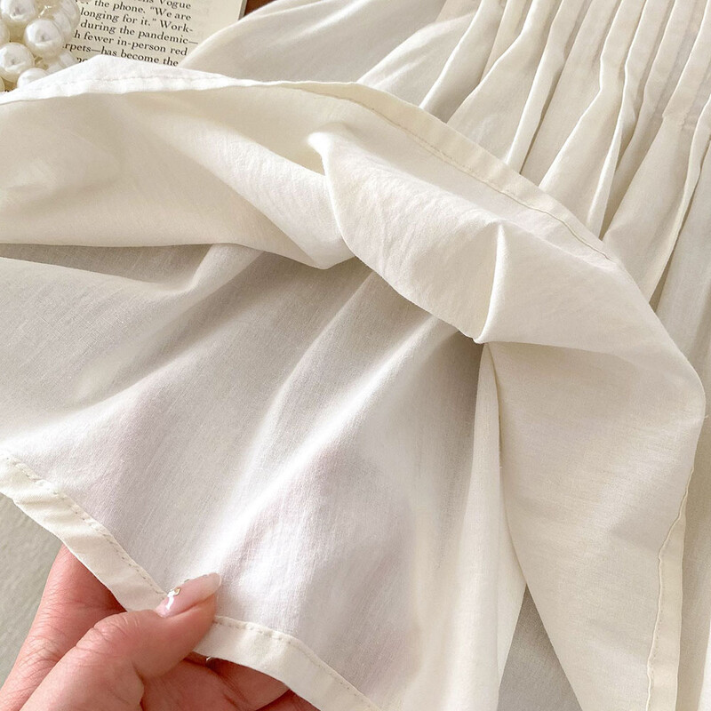 MILANCEL 2024 Rochie de vara pentru fete Rochie cu volane pentru fete 0-5 ani plisate pentru copii Rochii pentru fete