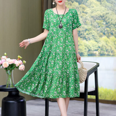 Νέο φόρεμα Γυναικείο Summer Sundress 2023 Casual κοντομάνικο φόρεμα Vestidos Γυναικεία ρόμπα O-neck Oversized Bohemian φορέματα