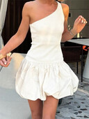 „CHRONSTYLE“ moteriška trumpa, mini klostuota suknelė be rankovių, nepriekaištinga, plona suknelė, vasaros vakarėliui skirta moteriška „Vestidos“ 2024 m.