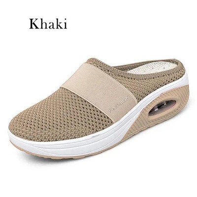 2024 m. Vintažiniai neslystantys laisvalaikio moteriški kvėpuojantys diabeto šlepetės Vasarinės basutės Vintažinės laisvalaikio moteriškos platformos retro batai