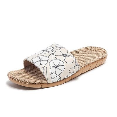 2023. aasta uued linased sussid naiste suviseks kodukasutuseks paarid siseruumides pehme põhjaga sandaalid ja suvised põrandasussid