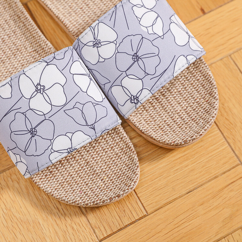 2023. aasta uued linased sussid naiste suviseks kodukasutuseks paarid siseruumides pehme põhjaga sandaalid ja suvised põrandasussid