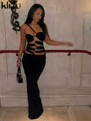 kliou Suvine naiste keskvasikas High Street Piimakiust kleit K24D47474 Tüdruk, täiskaelus, õhuke Vestido Elegantne rüü Miss