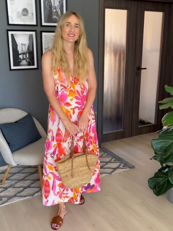 PB&ZA 2024 naiste uus moodne ja vabaaja lihtne kaelarippuv rippuv varrukateta rippuv kleit