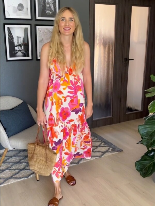 PB&ZA 2024 naiste uus moodne ja vabaaja lihtne kaelarippuv rippuv varrukateta rippuv kleit