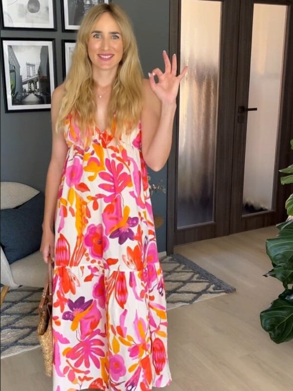 PB&ZA 2024 naiste uus moodne ja vabaaja lihtne kaelarippuv rippuv varrukateta rippuv kleit