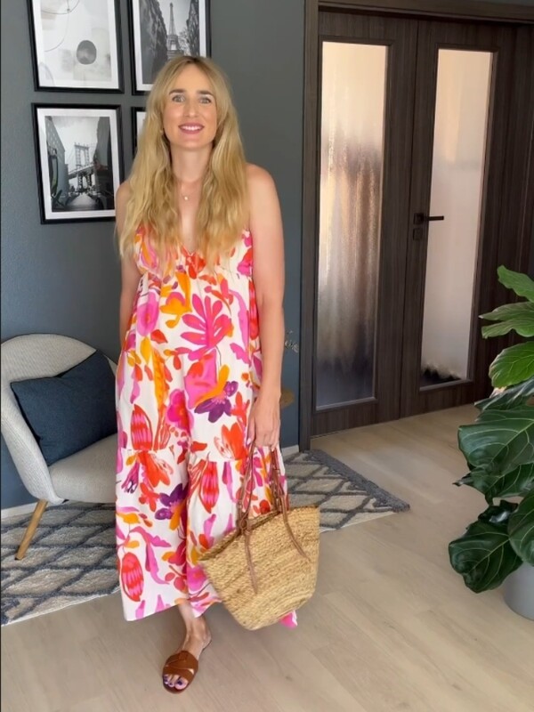 PB&ZA 2024 naiste uus moodne ja vabaaja lihtne kaelarippuv rippuv varrukateta rippuv kleit