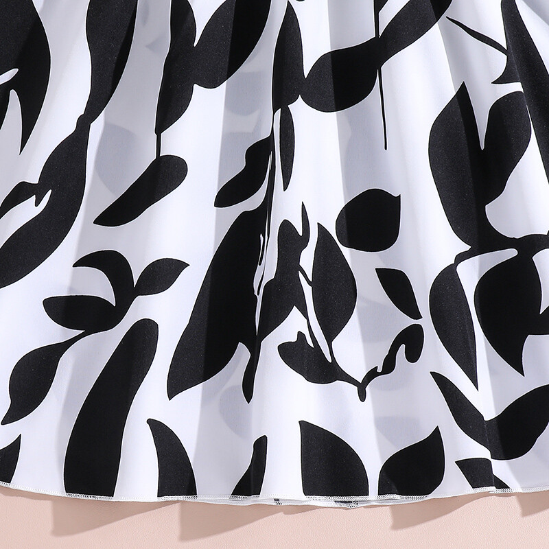 Suvise disainiga lastekleit 8-12-aastastele tüdrukutele Must triibuline varrukateta kleit Suvepuhkuse vabaaja stiilsed igapäevariided