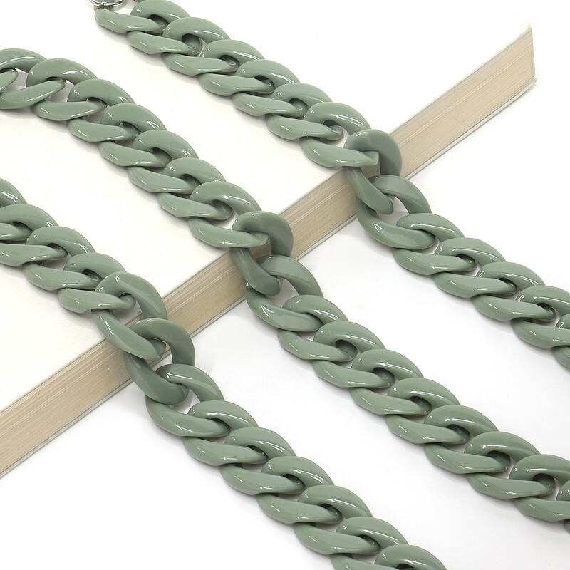 Mască acrilică Ochelari cu lanț de frânghie 24 de culori Culoarea bomboanelor Ochelari de formă concavă multicolore Frânghie Ambalate individual