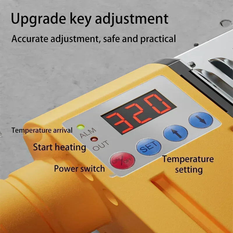 Stroj za zavarivanje cijevi 600/800/1400W 220V Lemilo za cijevi Zavarivanje plastike za Pb/Pp/Pe/Ppr Stroj za vruće taljenje cijevi 20-32 Tip