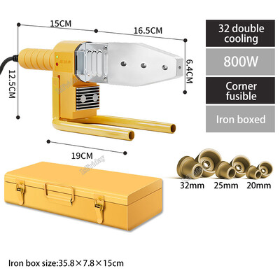 Stroj za zavarivanje PB/PP/PE/PPR cijevi 600W-1000W lemilo za pvc cijevi Alat za vruće topljenje za zavarivanje plastike