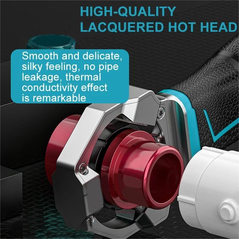 120 W bežični stroj za zavarivanje cijevi PPR za lemljenje cijevi Plastična cijev za zavarivanje 340 ℃ Grijanje Hot Melt za Makita 18V bateriju