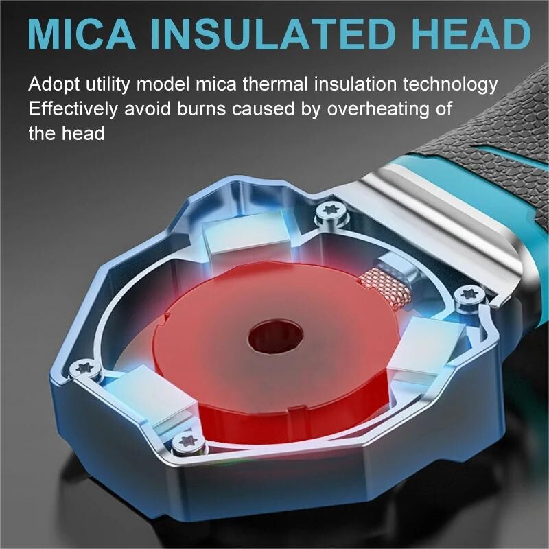 120 W bežični stroj za zavarivanje cijevi PPR za lemljenje cijevi Plastična cijev za zavarivanje 340 ℃ Grijanje Hot Melt za Makita 18V bateriju