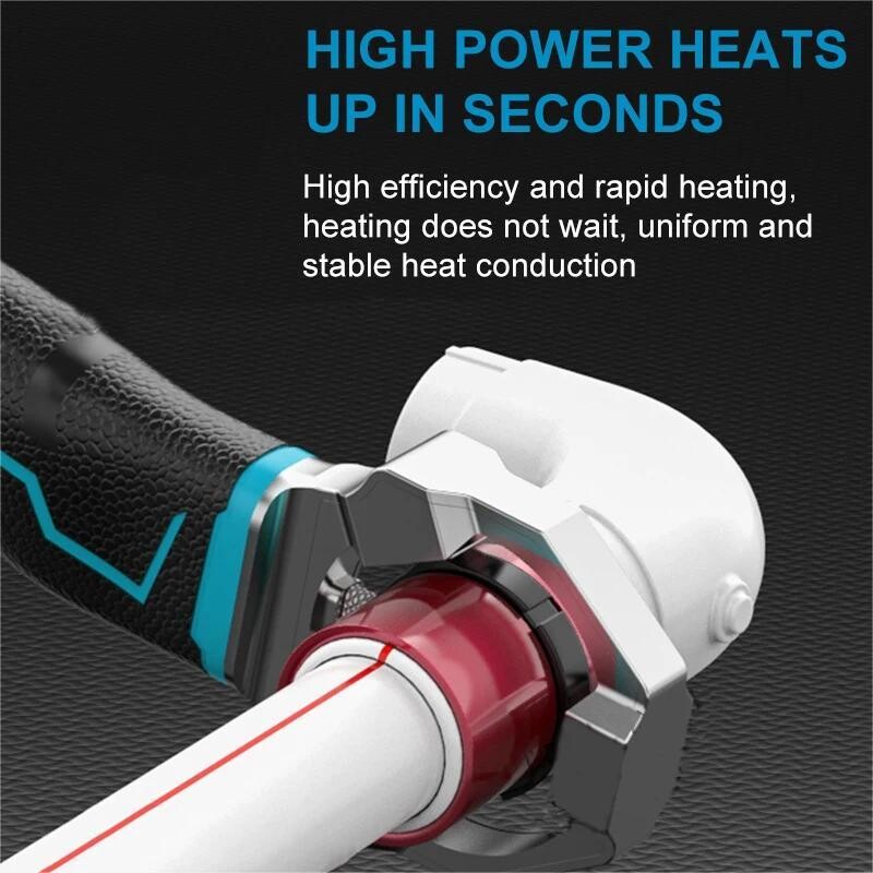 120 W bežični stroj za zavarivanje cijevi PPR za lemljenje cijevi Plastična cijev za zavarivanje 340 ℃ Grijanje Hot Melt za Makita 18V bateriju