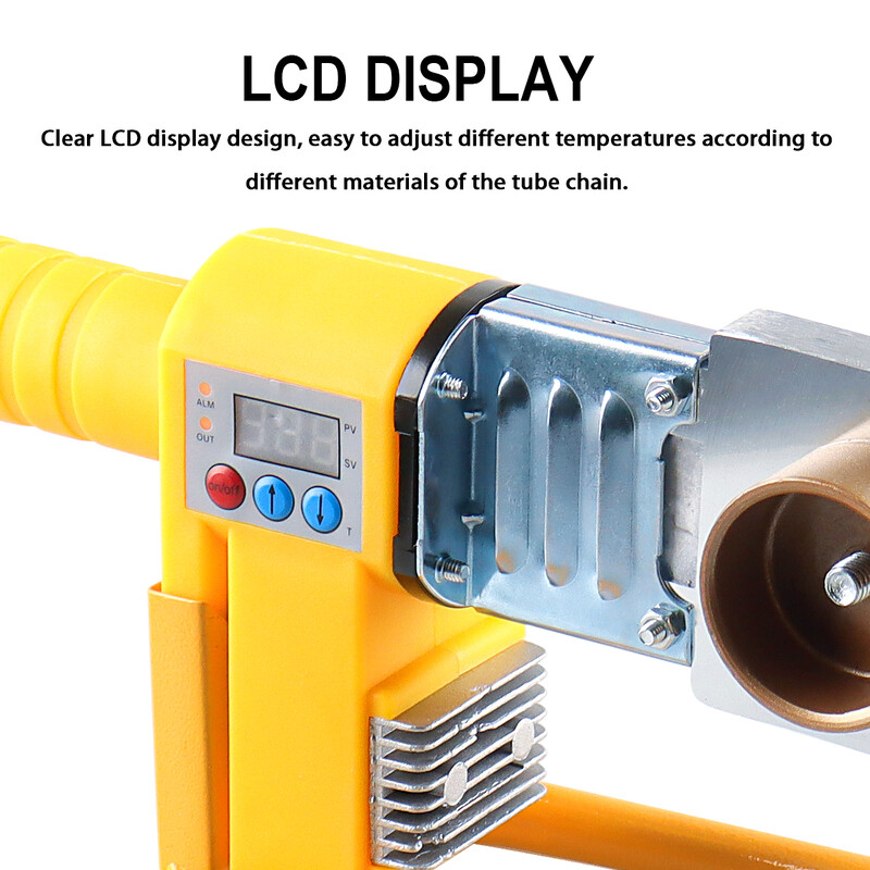 Stroj za zavarivanje plastičnih cijevi od 800/1000 W 110 V/220 V Kućni profesionalni alat za vruće otapanje Alati za zavarivanje cijevi pogodni za PB/PE/PPR do