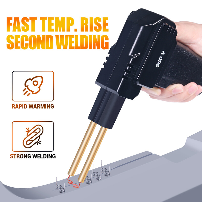 Silverflo 960-V pištolj za zavarivanje plastike Brzo zagrijavanje Vruća spajalica za zavarivanje plastike sa spajalicama Alati za popravak branika automobila Popravak plastike