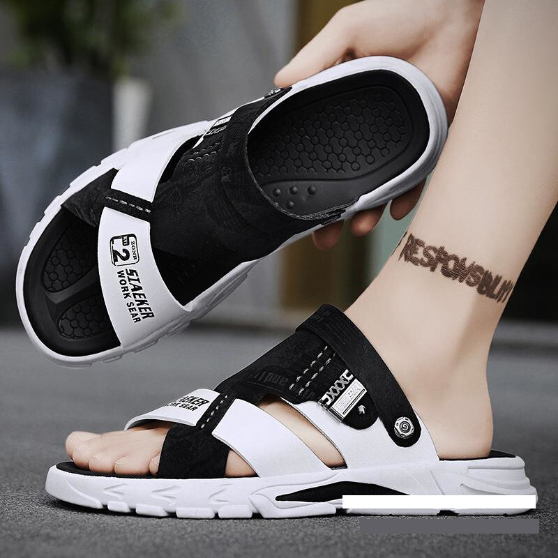 Νέα ανδρικά παπούτσια παραλίας 2023 Summer Outdoor Travel Southern Sandals Soft Sole Ανδρικά σανδάλια οδήγησης διπλής χρήσης