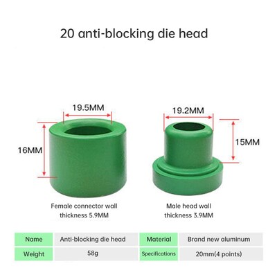 202532PPR Hot Melt Stroj Neljepljiv, kućanski aparat za vruće taljivo zavarivanje Vodena cijev Vrući spremnik Ne lijepi se za grijač glave matrice