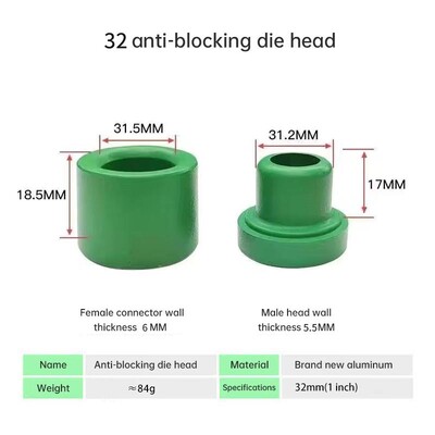 202532PPR Hot Melt Stroj Neljepljiv, kućanski aparat za vruće taljivo zavarivanje Vodena cijev Vrući spremnik Ne lijepi se za grijač glave matrice