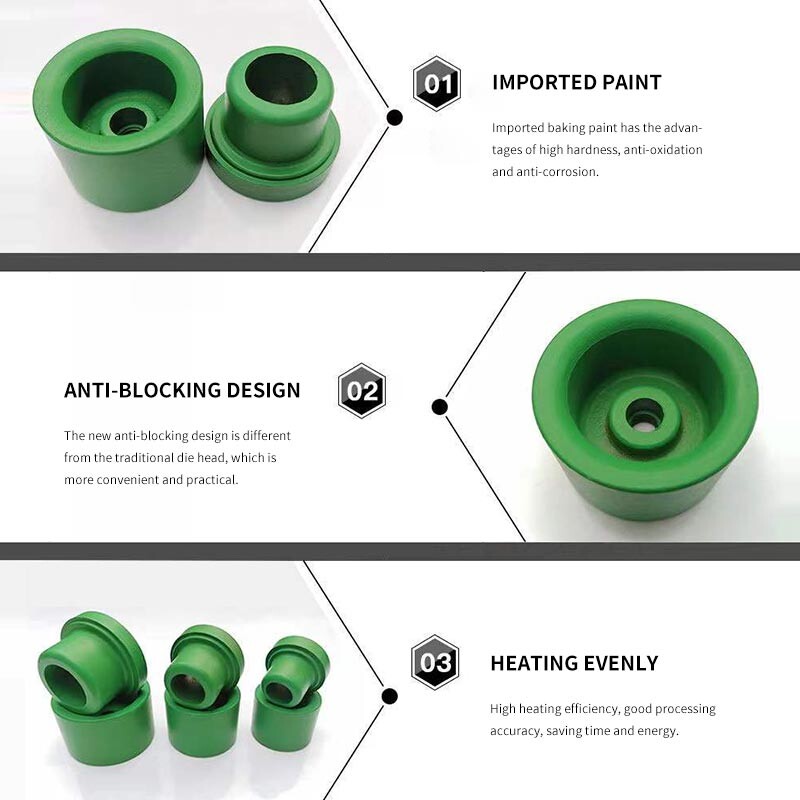 202532PPR Hot Melt Stroj Neljepljiv, kućanski aparat za vruće taljivo zavarivanje Vodena cijev Vrući spremnik Ne lijepi se za grijač glave matrice