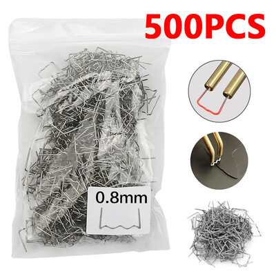 200/500/1000PCS Pištolj za vruće zavarivanje Ekseri Popravak odbojnika automobila Zavarivanje plastičnih strojeva Dodatni dijelovi Alati Komplet spajalica Spajalice