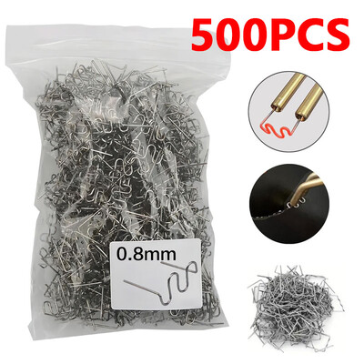 200/500/1000PCS Pištolj za vruće zavarivanje Ekseri Popravak odbojnika automobila Zavarivanje plastičnih strojeva Dodatni dijelovi Alati Komplet spajalica Spajalice