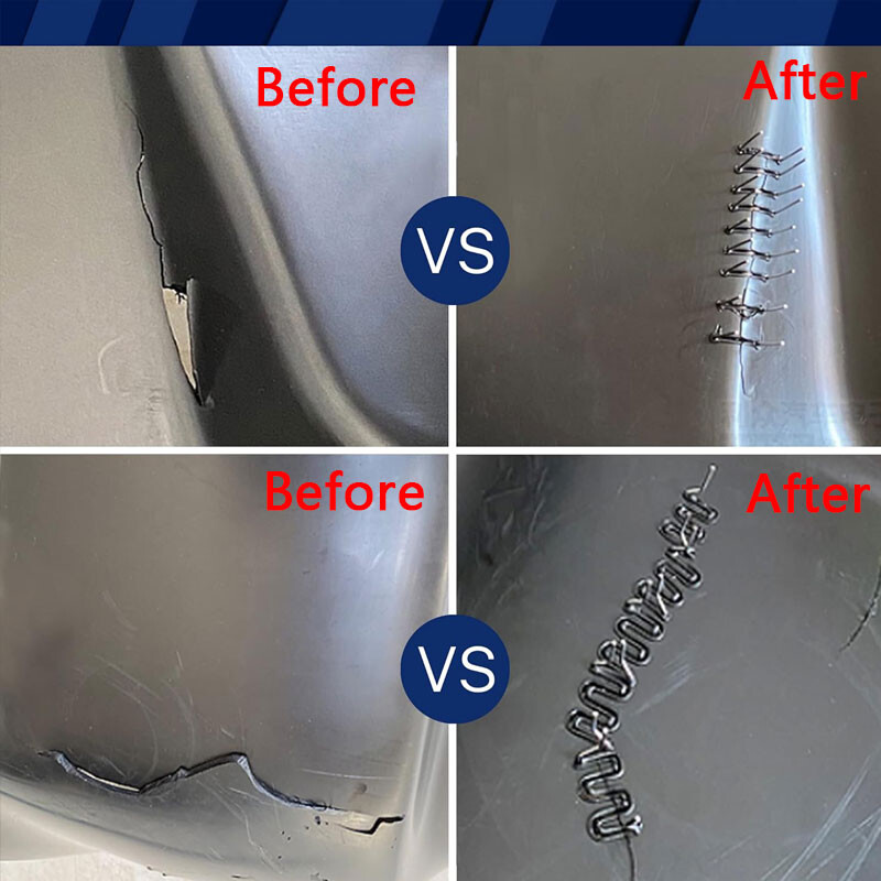 200/500/1000PCS Pištolj za vruće zavarivanje Ekseri Popravak odbojnika automobila Zavarivanje plastičnih strojeva Dodatni dijelovi Alati Komplet spajalica Spajalice