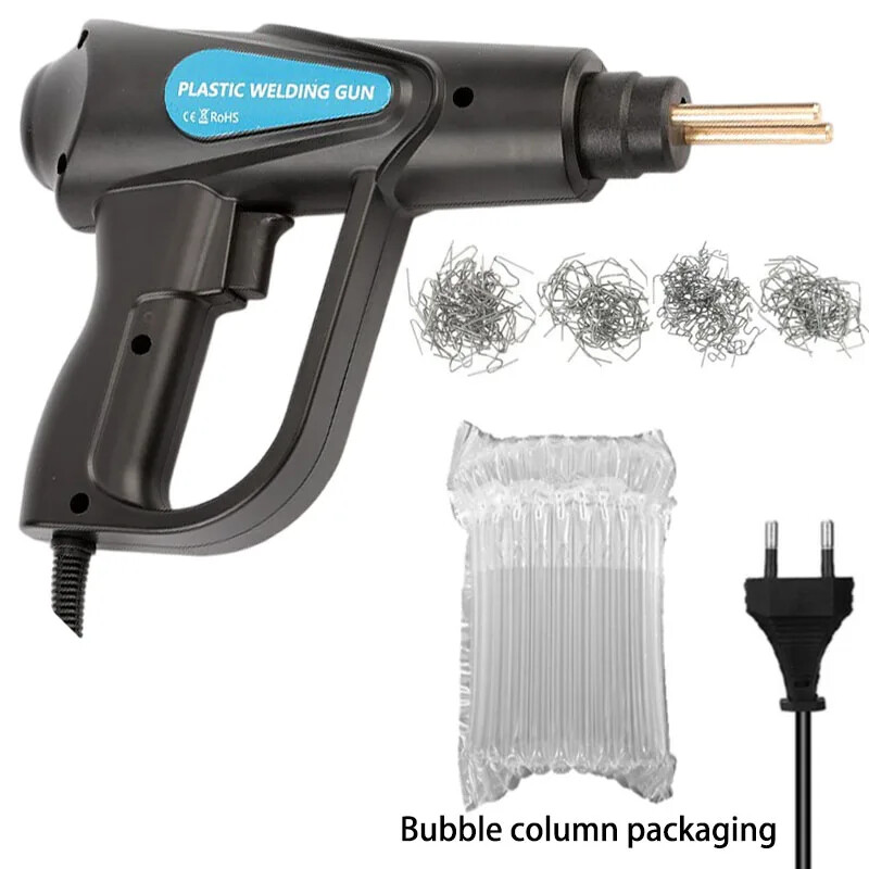 Komplet alata za zavarivanje za popravak branika automobila 70w Stroj za popravak plastike Grijaće spajalice Stroj za zavarivanje za popravak plastike Pištolj za zavarivanje plastike