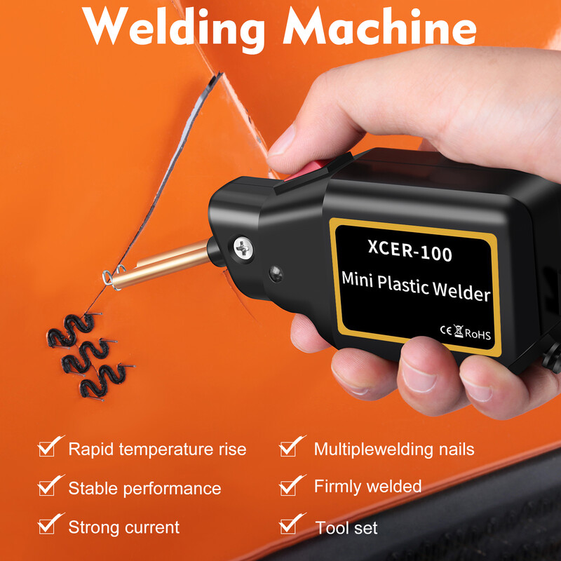 2022, novi mini aparat za zavarivanje plastike s vrućim spajalicama od 100 W, komplet za popravak branika automobila, profesionalni komplet za zavarivanje plastike, aparat za zavarivanje plastike
