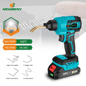 500 ℃ plastični pištolj za zavarivanje, brzo zagrijavanje, punjivi, učinkoviti pribor za popravak plastičnih pukotina na braniku automobila za Makita 18 V bateriju