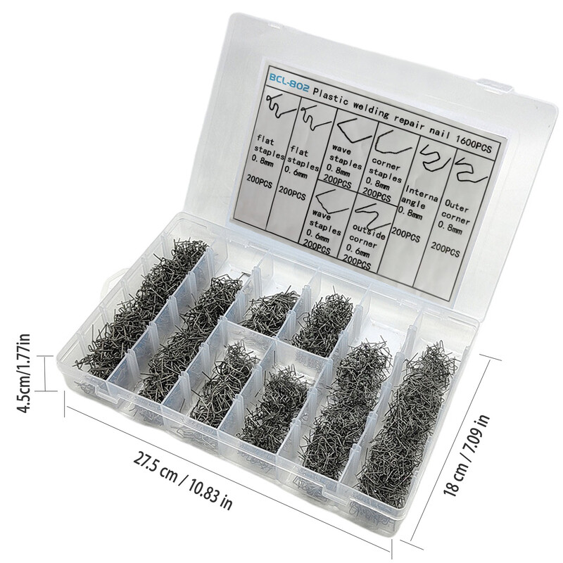 Spajalice za vruće spajalice za zavarivače plastike Strojevi za popravak automobila Žica za zavarivanje Popravak branika automobila Pribor za alate za zavarivanje