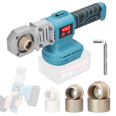 Stroj za zavarivanje PPR cijevi Uređaj za topljenje vodovodnih cijevi za kućanstvo sa zamjenskim glavama 20/25/30 mm Stroj za osigurače za Makita bateriju