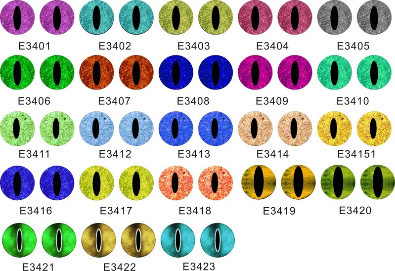 Stikla acis lelles simulācija aizsietām acīm vinila lelle plīša rotaļlietu kulonu acis. DIY rotaslietu aksesuāri