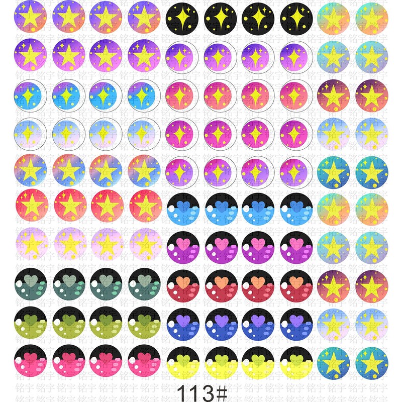 Stikla acis lelles simulācija aizsietām acīm vinila lelle plīša rotaļlietu kulonu acis. DIY rotaslietu aksesuāri