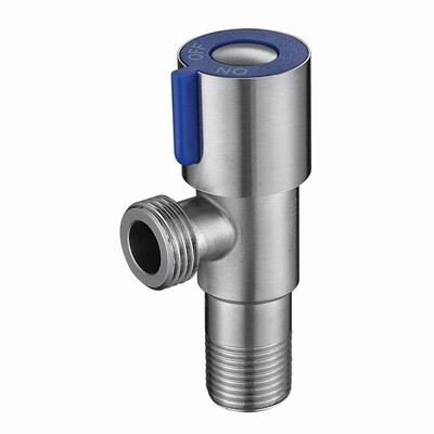 Trokutasti ventil Zaporni ventil za WC školjku Ventil za grijač vode od nehrđajućeg čelika Za kupaonice, kuhinje, balkone, WC pribor