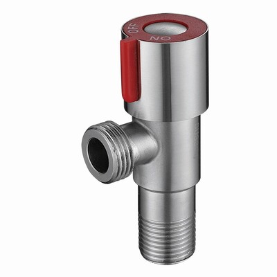 Trokutasti ventil Zaporni ventil za WC školjku Ventil za grijač vode od nehrđajućeg čelika Za kupaonice, kuhinje, balkone, WC pribor