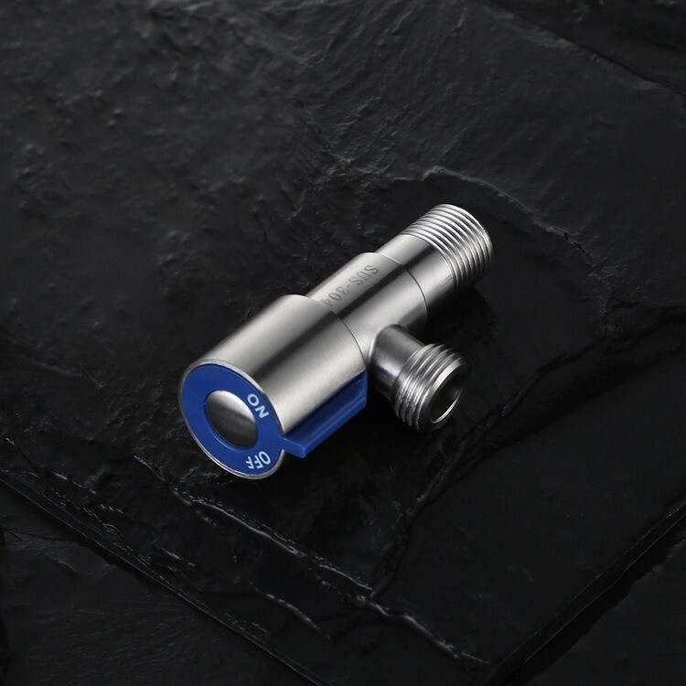 Trokutasti ventil Zaporni ventil za WC školjku Ventil za grijač vode od nehrđajućeg čelika Za kupaonice, kuhinje, balkone, WC pribor