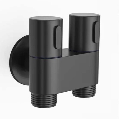 Raspršivač za kupaonski WC pribor Kutni ventil od legure cinka Zidna montaža WC Bide Set raspršivača Jedan u dva Čišćenje vodom