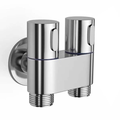 Raspršivač za kupaonski WC pribor Kutni ventil od legure cinka Zidna montaža WC Bide Set raspršivača Jedan u dva Čišćenje vodom