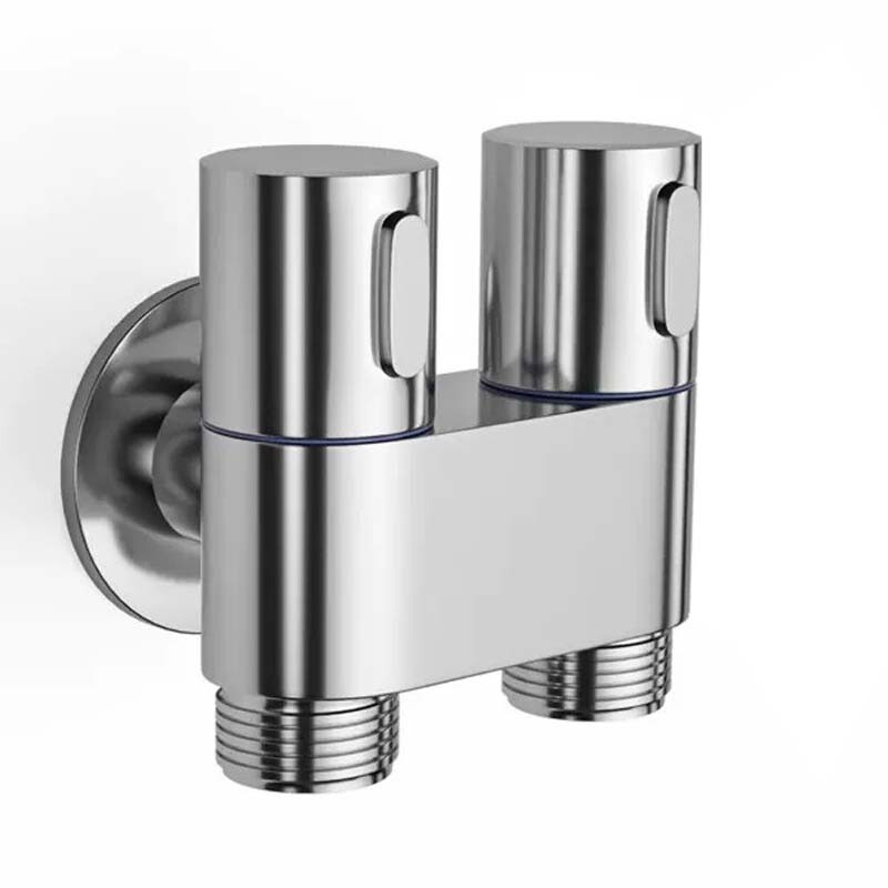 Raspršivač za kupaonski WC pribor Kutni ventil od legure cinka Zidna montaža WC Bide Set raspršivača Jedan u dva Čišćenje vodom